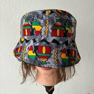 African Ankara bucket Hat